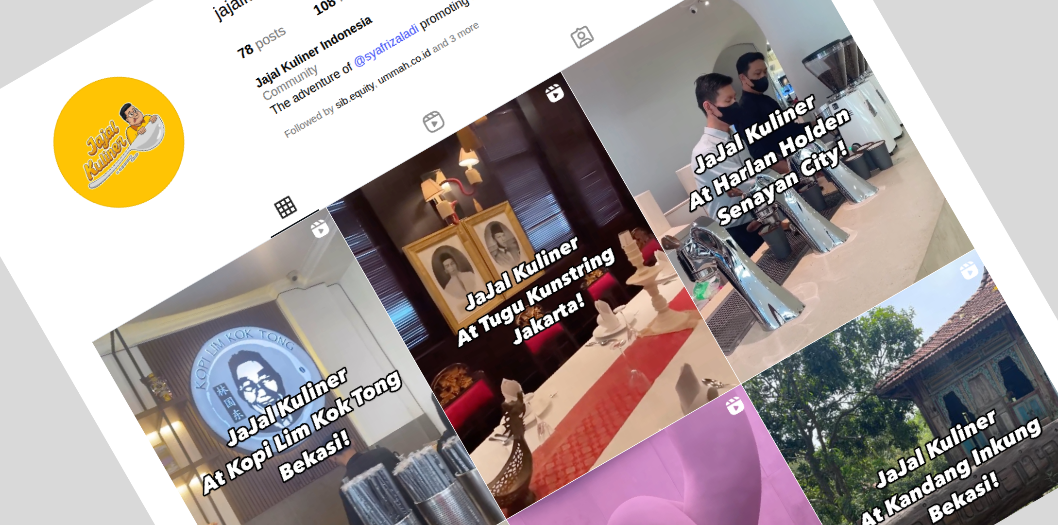 Jajal Kuliner Instagram